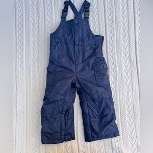 GAP Toddler Blue Snow Bib Overalls (2 years)